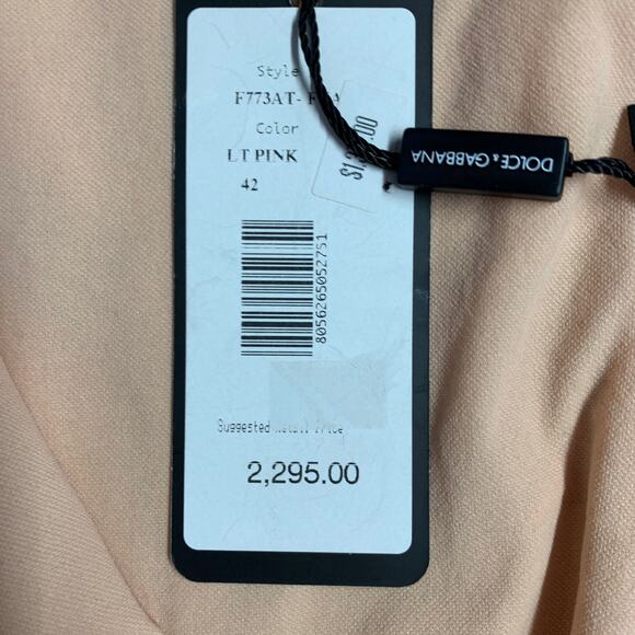 DOLCE & GABBANA SS23 1997-98 Re-issue Size 6 Beige Silk Blend Corset Dress Top - Picture 6 of 7